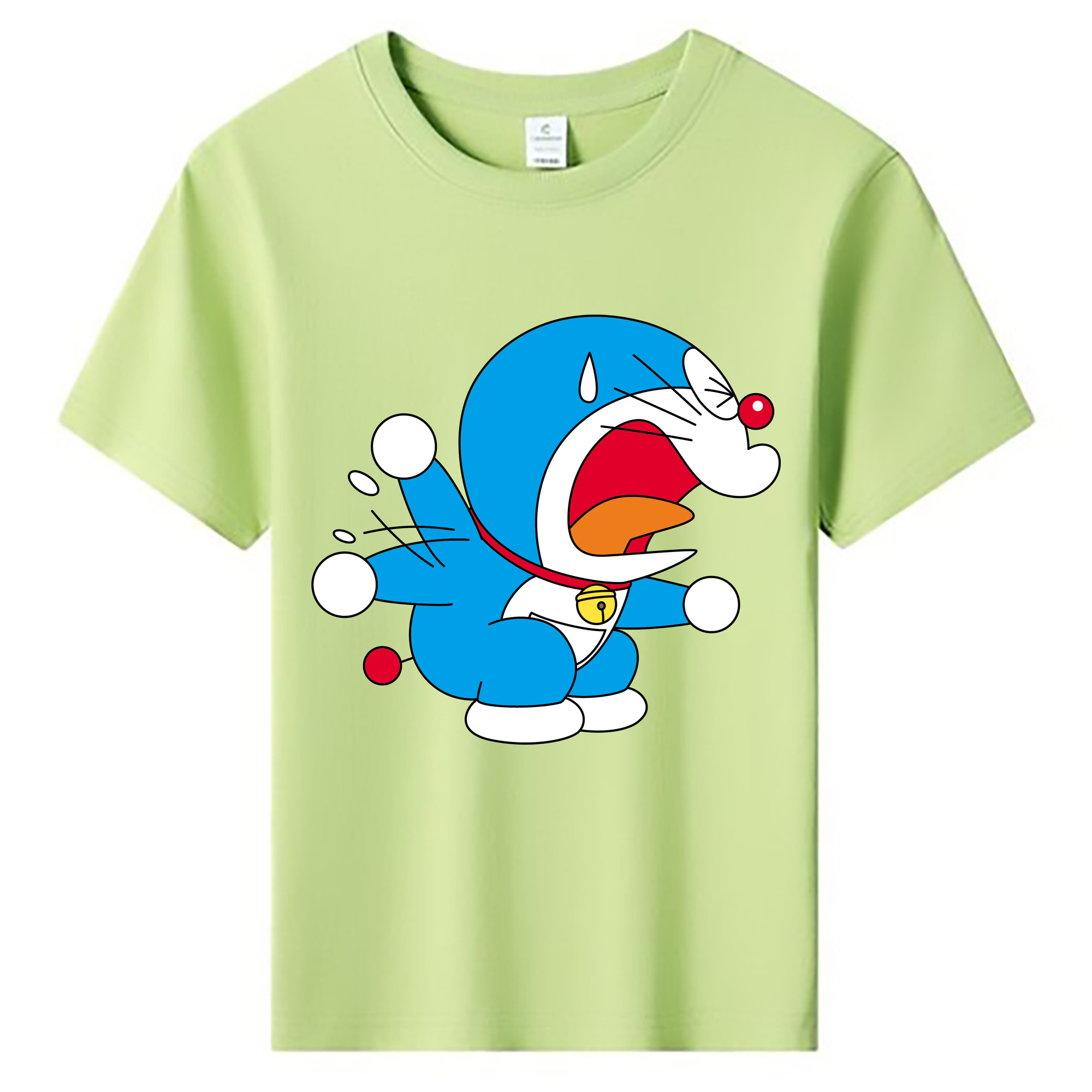 （画像用） ドラえもん Doraemon 綿100％キッズTシャツ（フロントプリント）